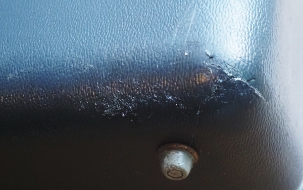 Hole in the bottom corner after repair