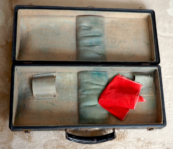 Inside the cornet case